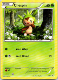 Chespin - Kalos - 3/39