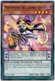 Performapal Skullcrobat Joker‎ - 1st Edition - SDMP-EN006