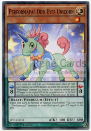 Performapal Odd-Eyes Unicorn - 1st. Edition - SP17-EN033