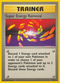 Super Energy Removal - BaSet -  1st.  Edition - Dutch - 79/102