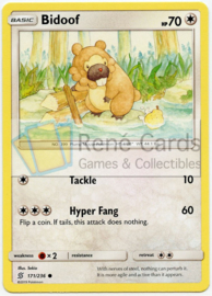 Bidoof - S&M UnMin - 171/236 - Reverse