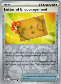 Letter of Encouragement - OBF - 189/197 - Reverse