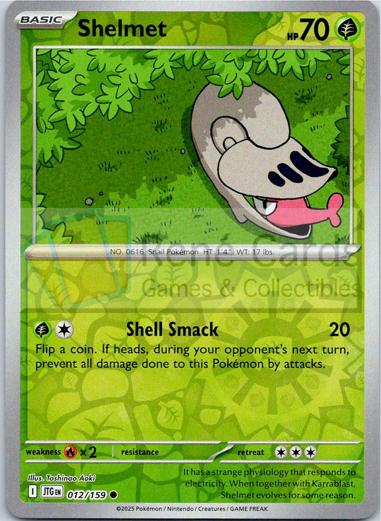 Shelmet - JTG  - 012/159 - Reverse