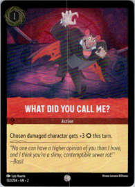 What Did You Call Me? - 2ROF-132/204 - Foil