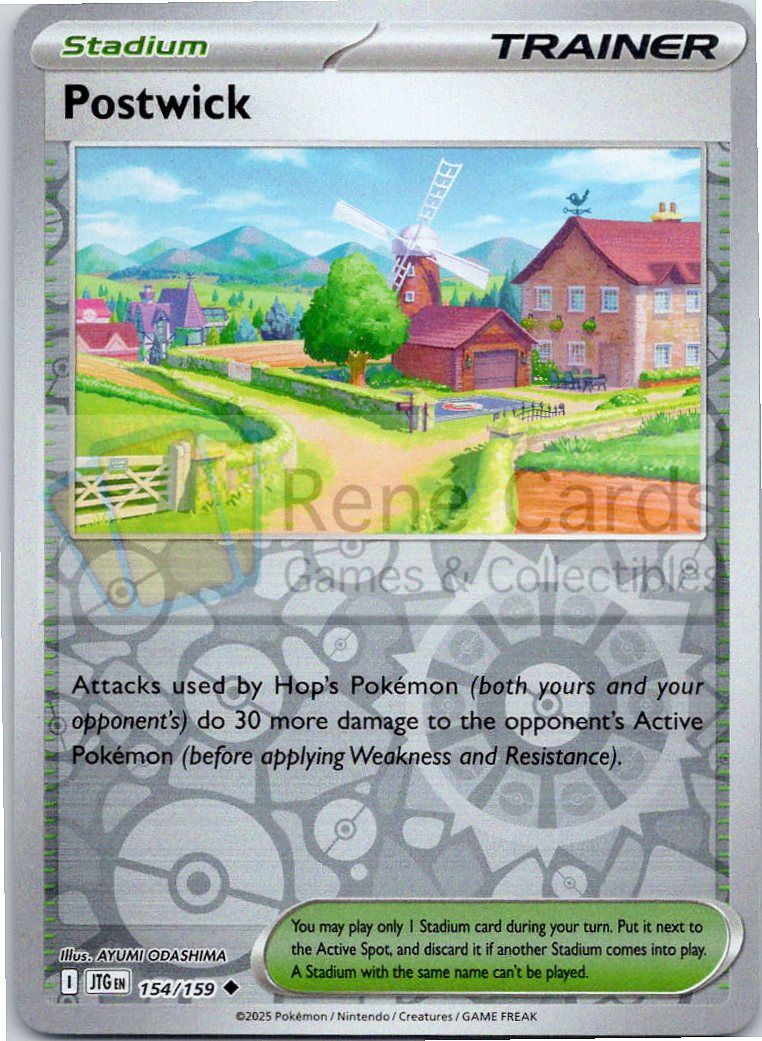 Postwick - JTG  - 154/159 - Reverse
