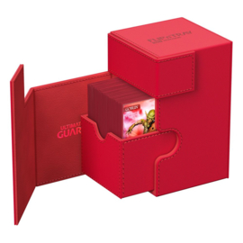 Flip´n´Tray Deck Case 100+ - Standard Size - XenoSkin - Red - MonoColor