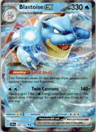 Blastoise ex  - SCR - 030/142