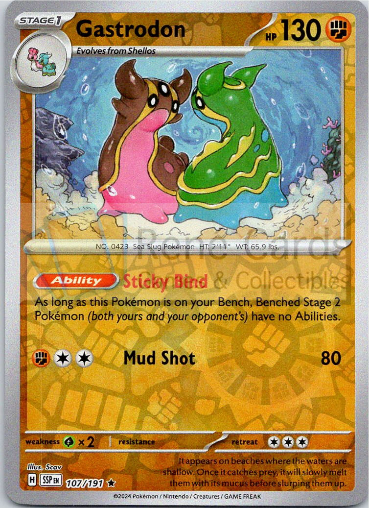 Gastrodon - SSP - 107/191 - Reverse
