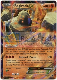 Regirock EX - XY FaCo 43/124