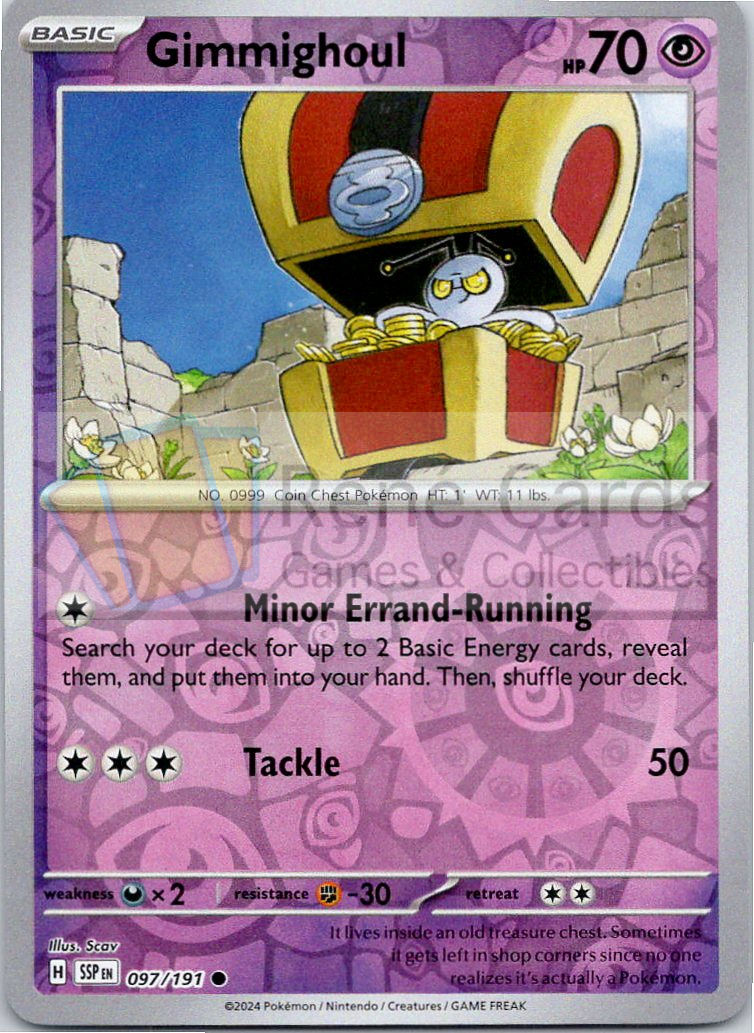 Gimmighoul - SSP - 097/191 - Reverse