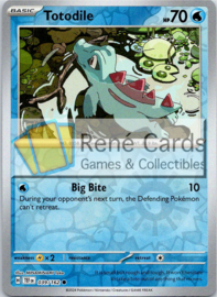 Totodile - TEF - 039/162 - Reverse