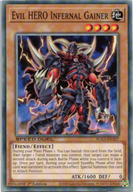 Evil HERO Infernal Gainer - 1st Edition - SGX3-ENA07