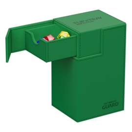 Flip´n´Tray Deck Case 80+ - Standard Size - XenoSkin - Green - MonoColor