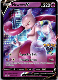 Mewtwo V - SWSH223 - Promo - Pokémon GO V Battle Deck - Mewtwo vs. Melmetal