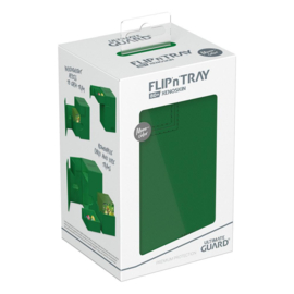Flip´n´Tray Deck Case 80+ - Standard Size - XenoSkin - Green - MonoColor