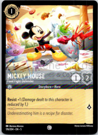 Mickey Mouse - Food Fight Defender - 5SSK - 176/204