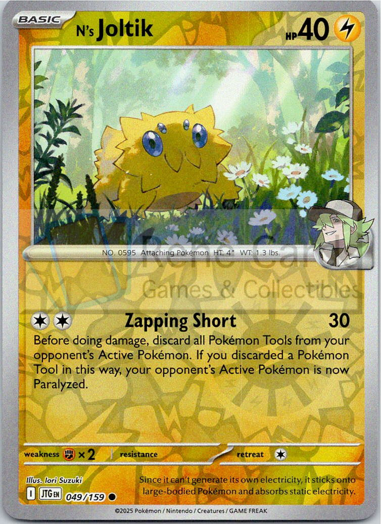 N's Joltik - JTG  - 049/159 - Reverse