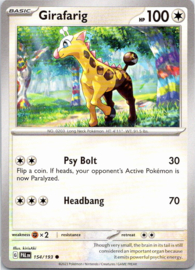 Girafarig - PAL - 154/193