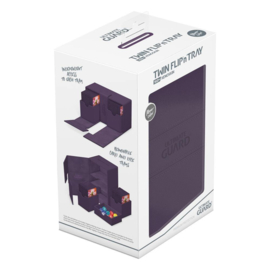 Twin Flip´n´Tray Deck Case 160+ Standard Size XenoSkin Purple MonoColor