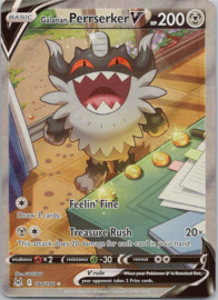 Galarian Perrserker V - LOR - 184/196