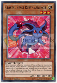 Crystal beast Ruby Carbuncle - 1st. Edition - LED2-EN041