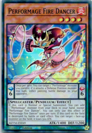 3 x Performage Fire Dancer - 1st Edition - MZTM-EN049 - Play Set