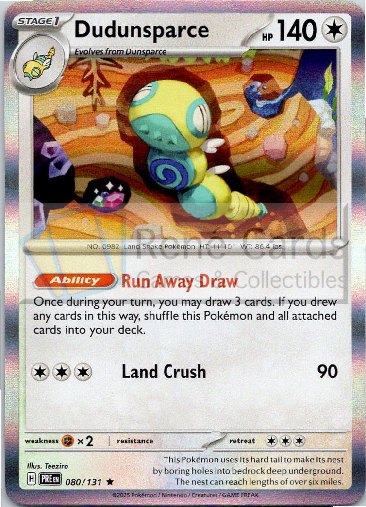 Dudunsparce - PRE  - 080/131