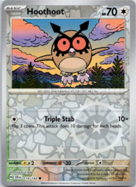 Hoothoot - SCR - 114/142 - Reverse