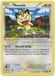 Meowth - XY FaCo 74/124