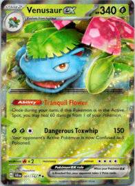 Venusaur ex - SCR  - 001/142