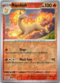 Rapidash - MEW - 078/165 - Reverse