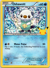 Oshawott - 21/25 - McDonalds - Foil - 2021
