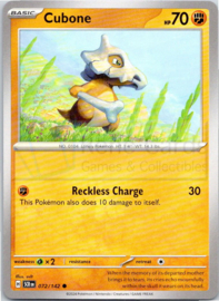 Cubone - SCR - 072/142