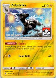 Zebstrika - S&M LoThu - 82/214 Pokemon League Second Place