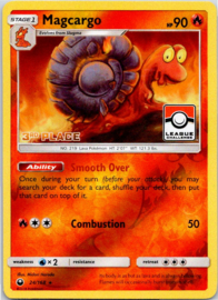Magcargo - S&M CeSt  24/168 Reverse Third Place Pokemon League