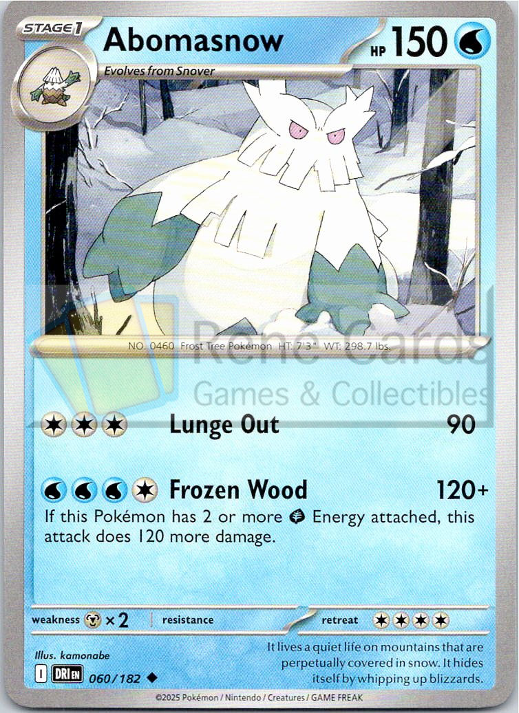 Abomasnow - DRI  - 060/182