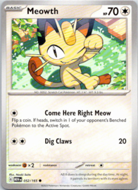 Meowth - MEW - 052/165