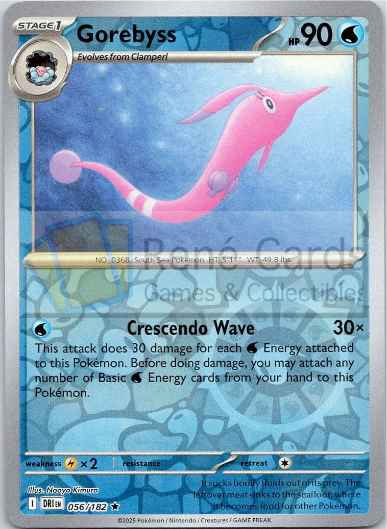 Gorebyss - DRI  - 056/182 - Reverse