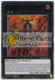 Number C1: Numeron Chaos Gate Sunya - 1st. Edition - BLAR-EN021 - Misprint