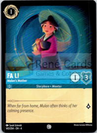 Fa Li - Mulan's Mother - 4URS-143/204