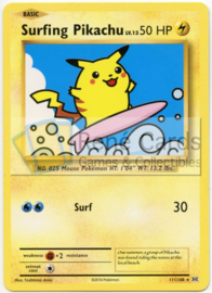 Surfing Pikachu - Evol. 111/108