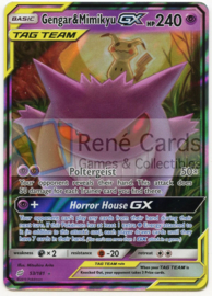 Gengar & Mimikyu GX - S&M TeaUp - 53/181