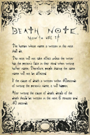 Death Note - Rules(186)