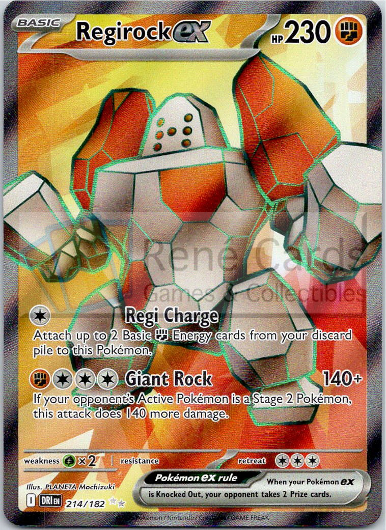 Regirock EX - DRI  - 214/182