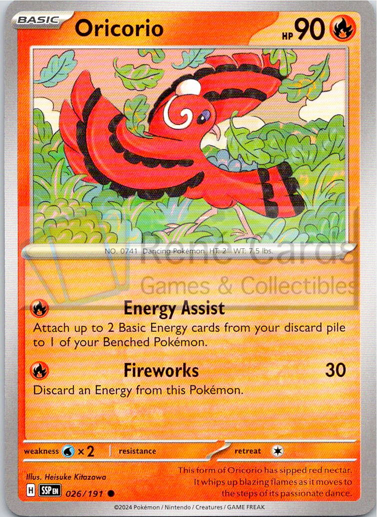 Oricorio - SSP  - 026/191