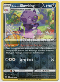 Galarian Slowking - ChillRein - 098/198 - Reverse