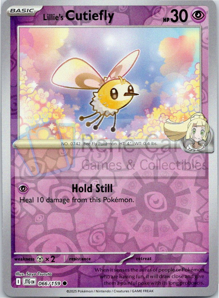 Lillie's Cutiefly - JTG  - 066/159 - Reverse