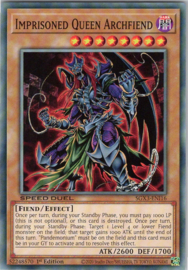 Imprisoned Queen Archfiend - 1st Edition - SGX3-ENI16