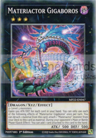 Materiactor Gigaboros - 1st. Edition - MP22-EN047