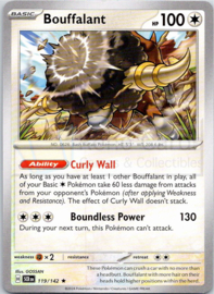 Bouffalant - SCR - 119/142 - Non Foil